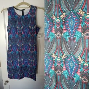 Tribal bodycon dress